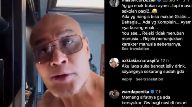 Deddy Corbuzier ngamuk ada yang protes menu makan bergizi gratis