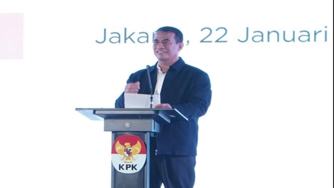 Menteri Pertanian (Mentan) Andi Amran Sulaiman jadi pembicara di KPK