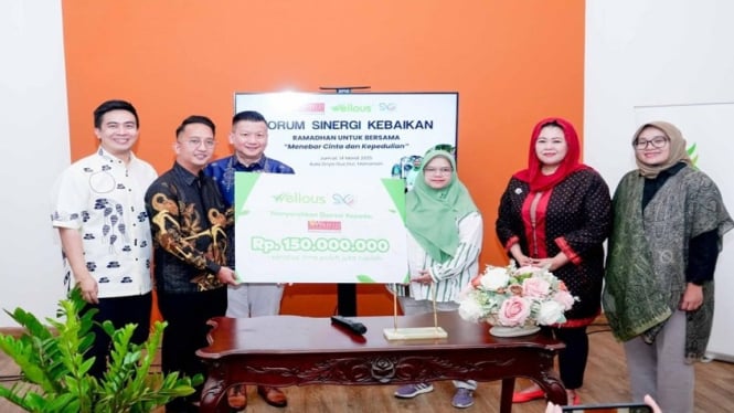 Wellous Indonesia bersama Wahid Institute di program ramadhan berkah