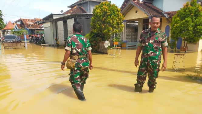 Banjir di Pati, Jawa Tengah, imbas tanggul banjir