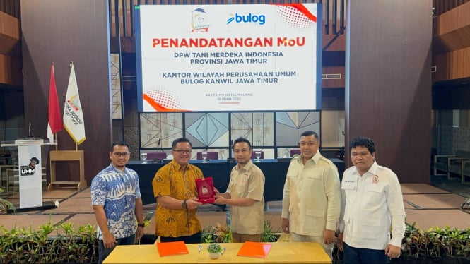 MoU DPW Tani Merdeka Indonesia dengan Perum Bulog Jatim