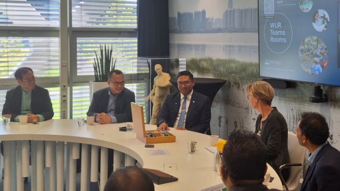 Wamentan Sudaryono di Wageningen University and Research Belanda