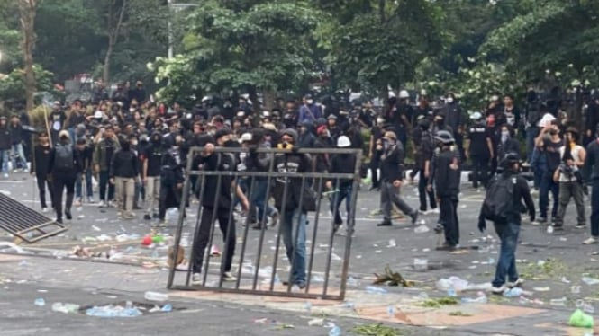 Kerusuhan aksi hari buruh di Semarang