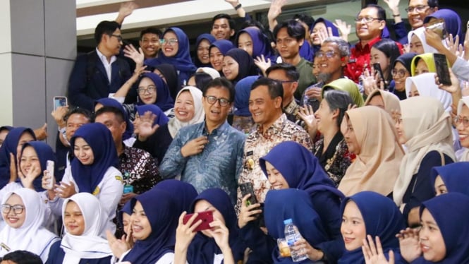Menkes Budi dan Gubernur Jateng Ahmad Luthfi