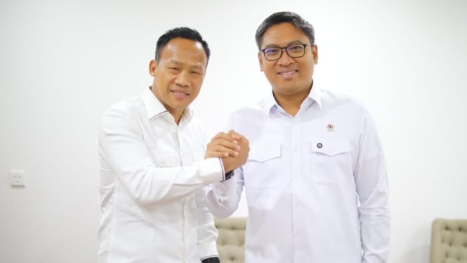 Wamentan Sudaryono dan Daud Yordan