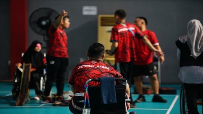 Atlet nasional paralympic Jateng