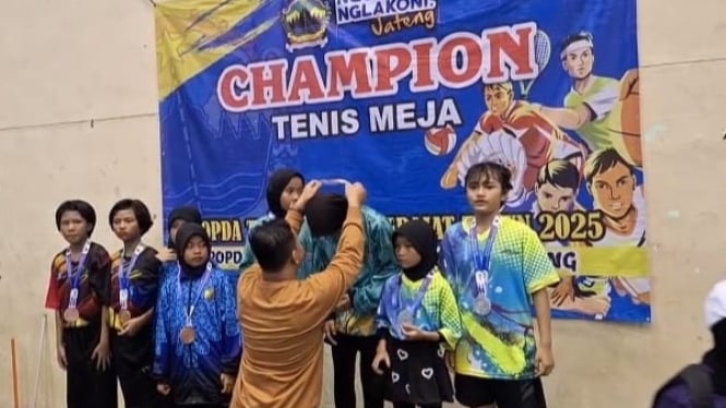 Popda Jateng 2025 cabor tenis meja