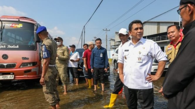 Banjir rob di Demak