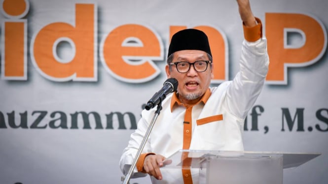 Presiden Partai Keadilan Sejahtera (PKS) Al Muzzammil Yusuf