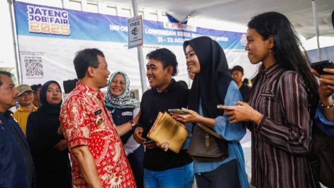 Para pencari kerja di Jateng