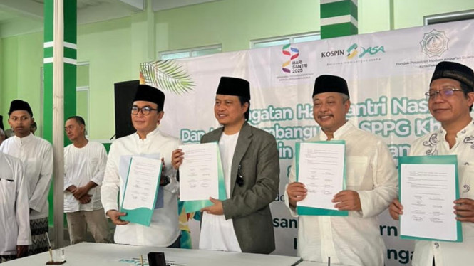Peresmian MoU Pembangunan SPPG Khusus Pesantren di Jateng
