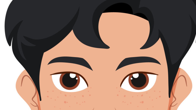 Ilustrasi ganteng, Ilustrasi tampan, tampan, ganteng.