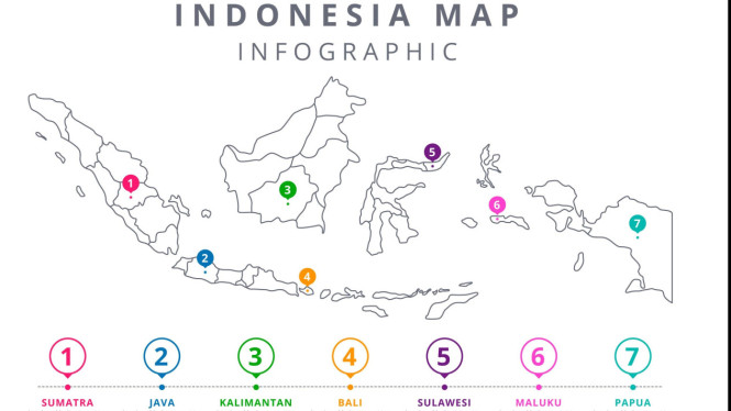 Peta Indonesia, Peta Jawa, Peta Jawa Tengah.