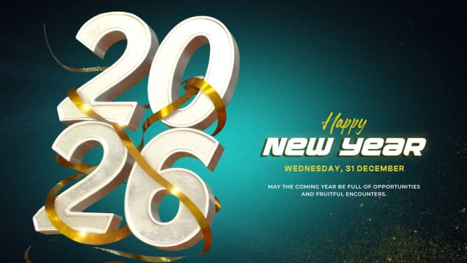 Ilustrasi tahun baru, tahun baru, tahun baru 2026.