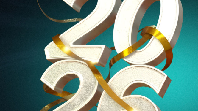 Ilustrasi tahun baru, tahun baru, tahun baru 2026.