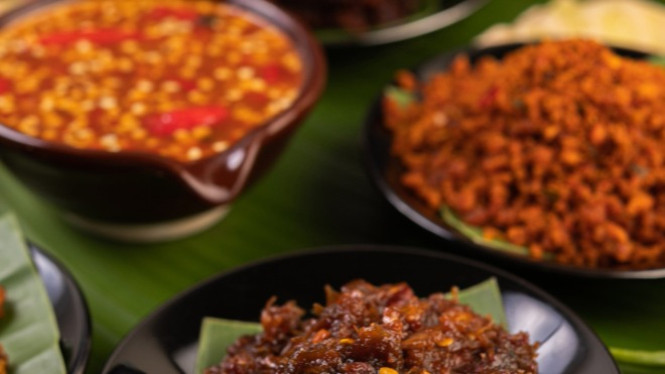 Ilustrasi sambal, sambal, gudeg