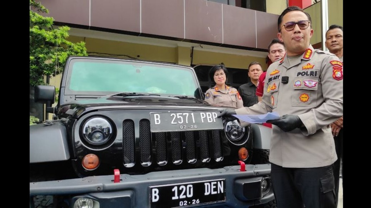 Mobil mewah Rubicon milik Mario