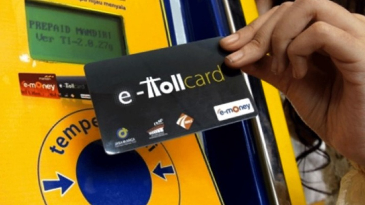 Ilustrasi Kartu Tol Elektronik atau e-Toll