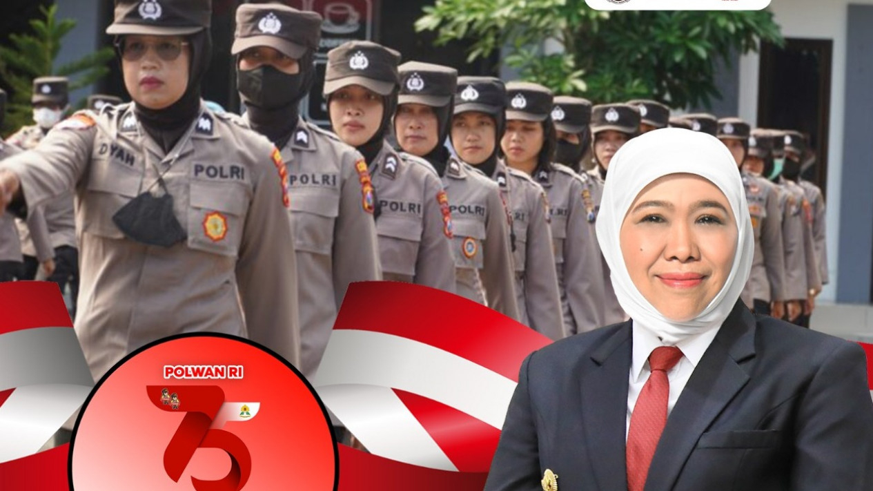 Peringatan Hari Ulang Tahun Ke-75 Polwan