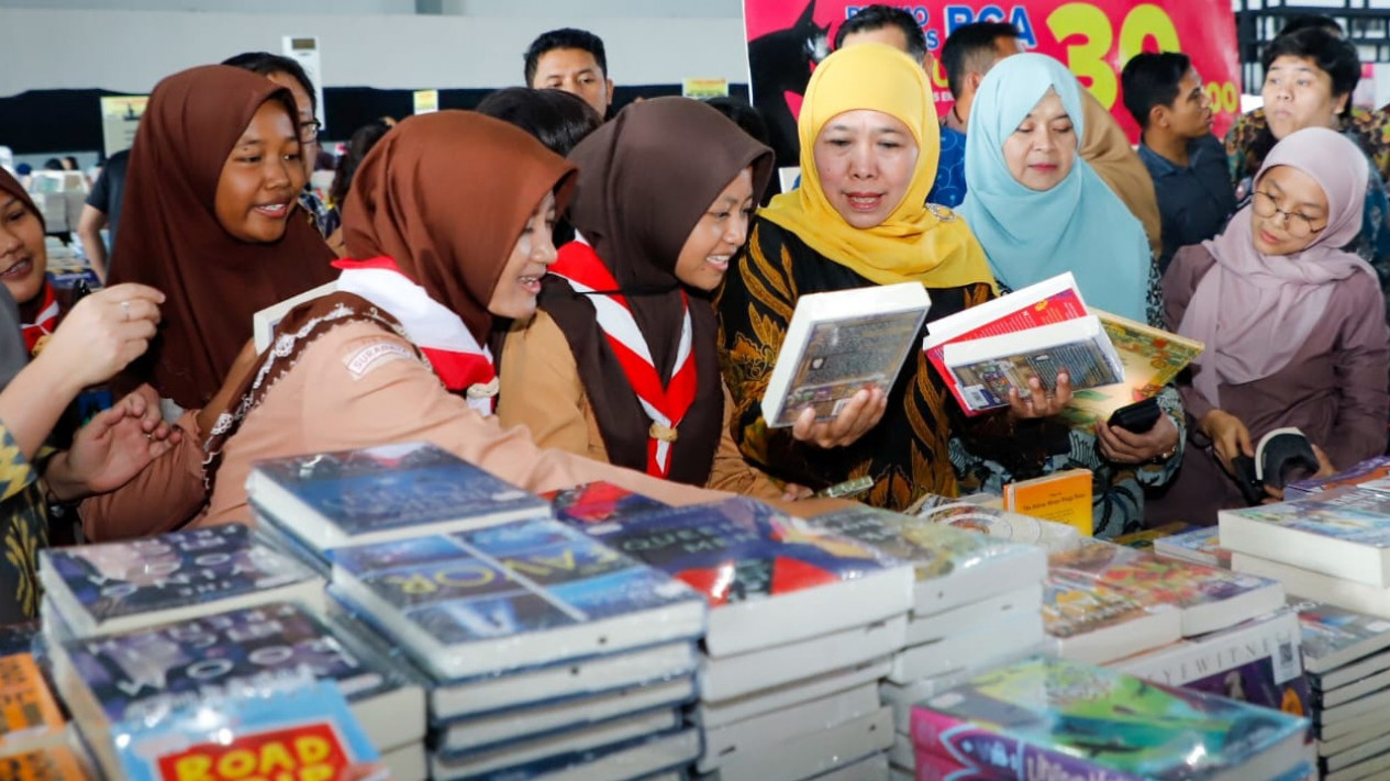 Tingkat Baca Warga Jatim Tunjukkan Tren Positif