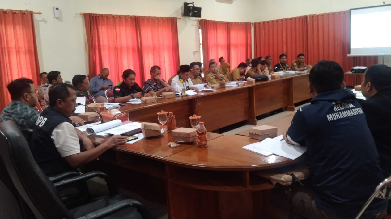 Suasana Rencana Kontigensi BPBD Trenggalek