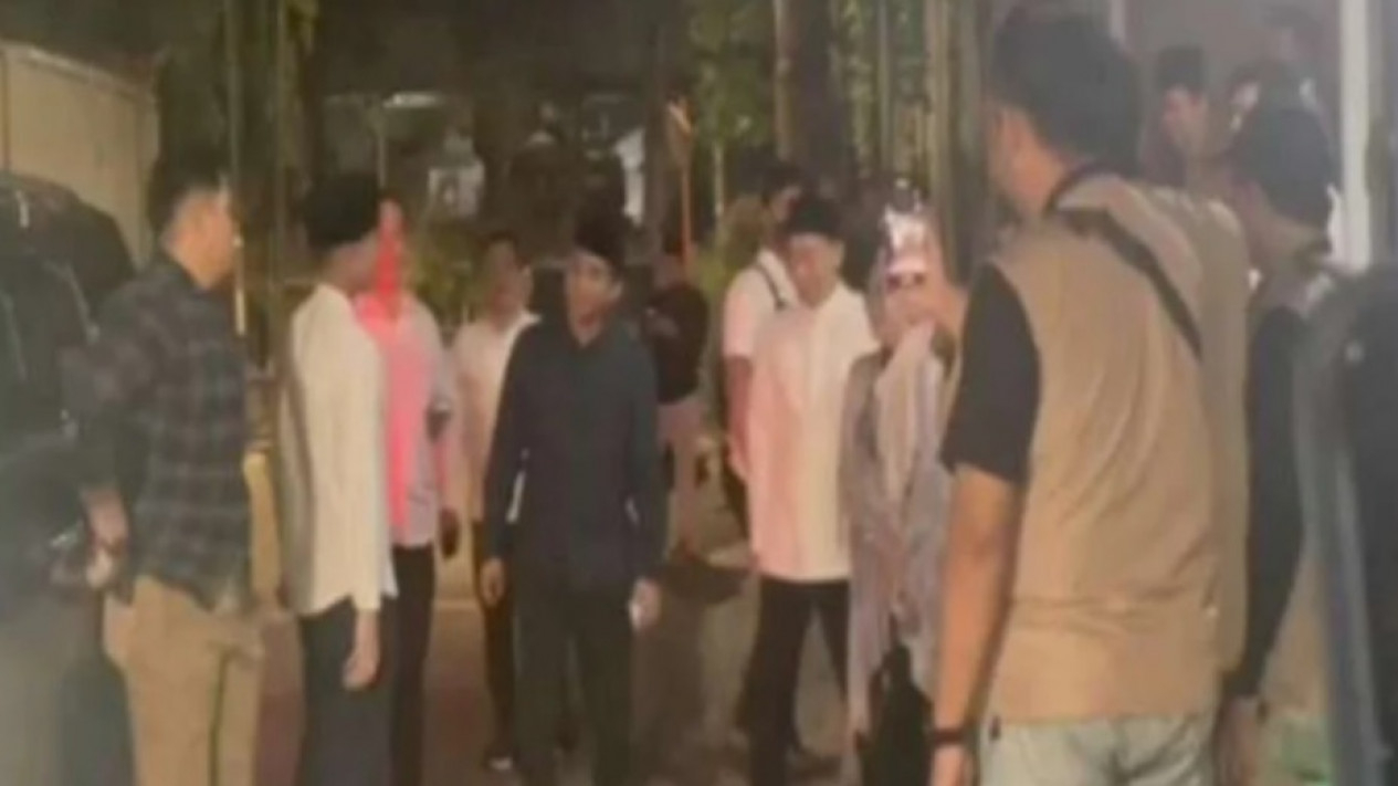Ketua Umum PSI, Kaesang Pangarep di kediaman Ketum PBNU