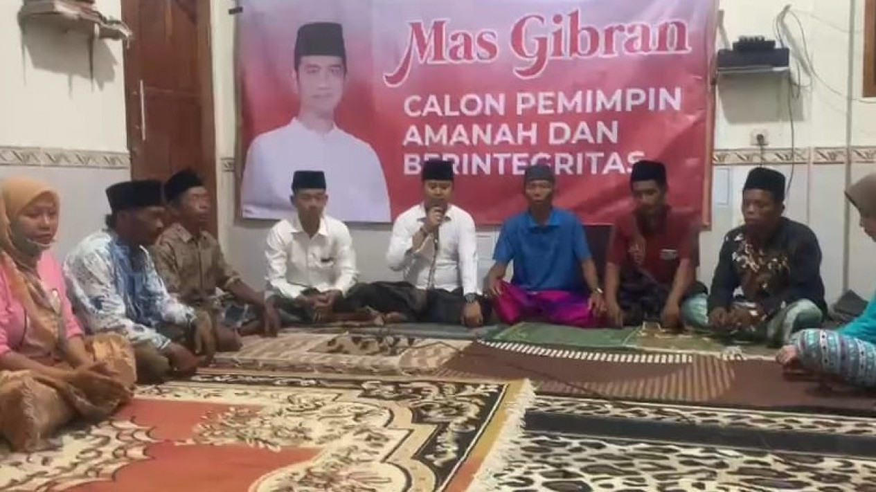 Foto Pemuda Milenial Sampang Nyatakan Sikap Dukung Gibran Wapres Pemilu