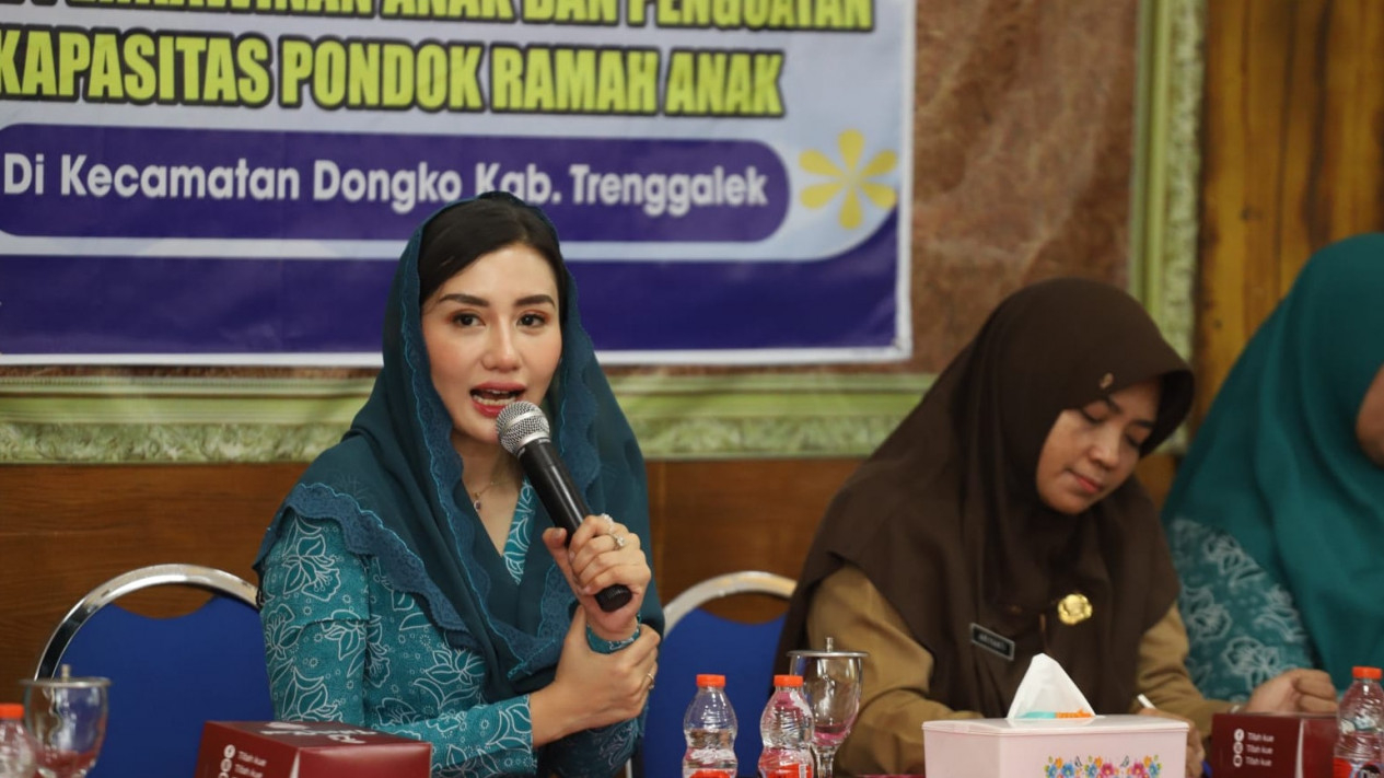 Ketua TP PKK Trenggalek, Novita Hardini.