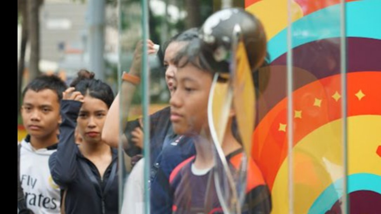 Trophy Piala Dunia U-17 di Surabaya