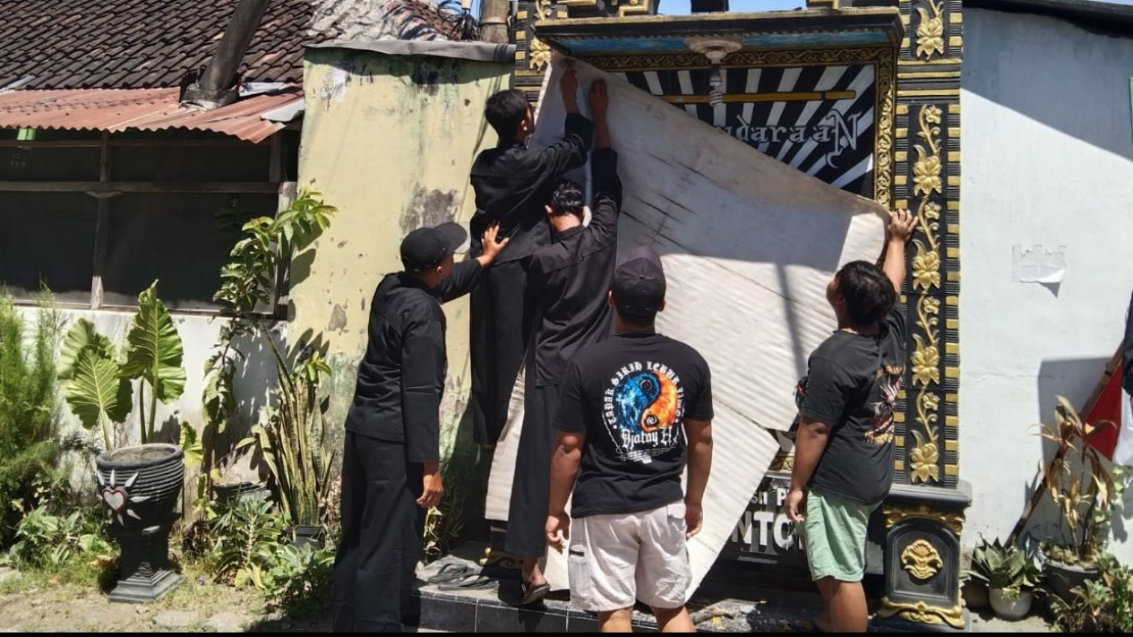 Salah satu tugu yang dialihfungsikan di Tulungagung