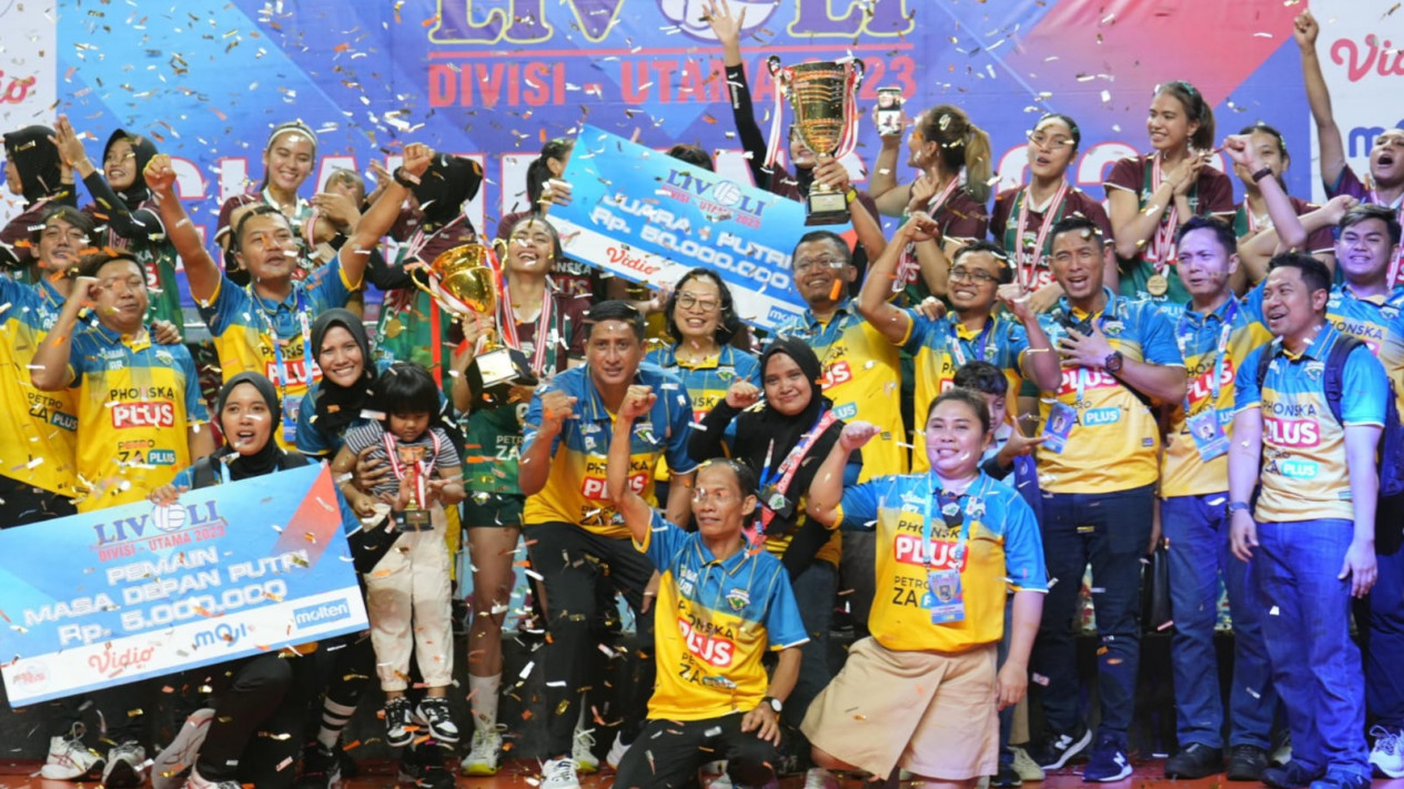 Tim Voli Putri Petrokimia Gresik Pupuk Indonesia