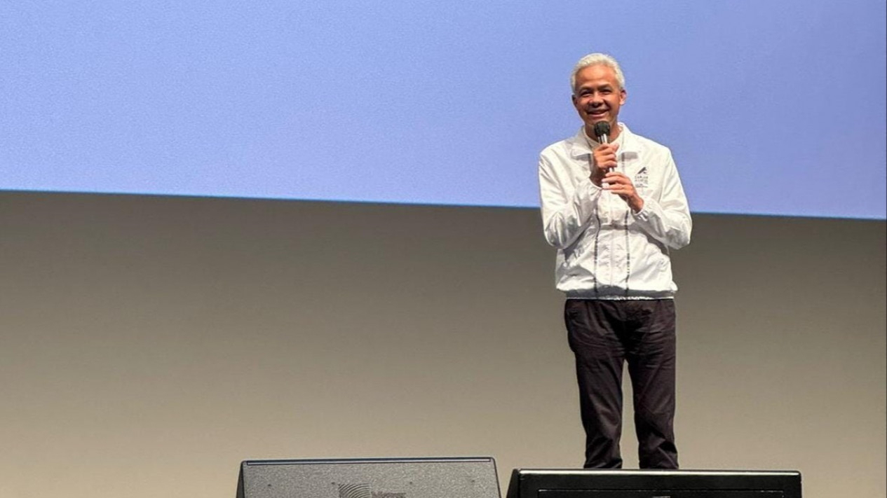 Ganjar saat hadiri Sarasehan Alumni dan Aktivis GMNI di Jakarta