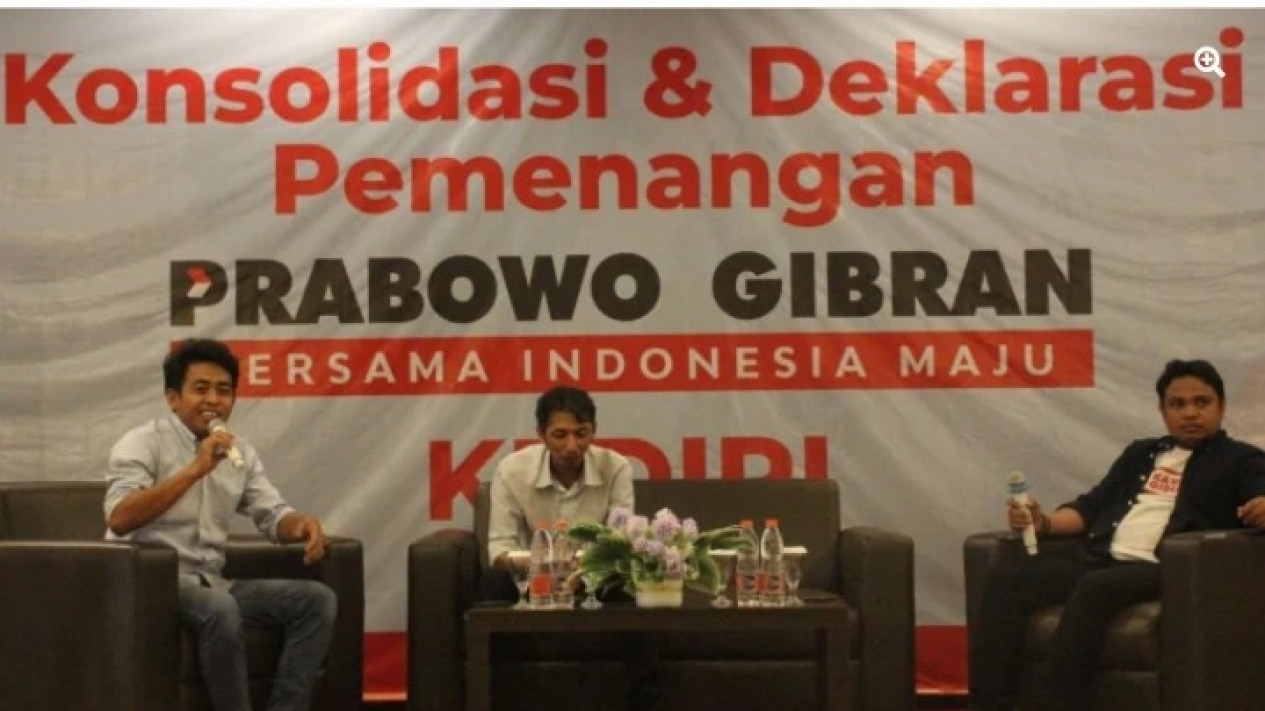 Konsolidasi Kawan Gibran di Kediri