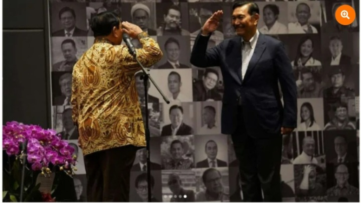 Prabowo bersama Luhut