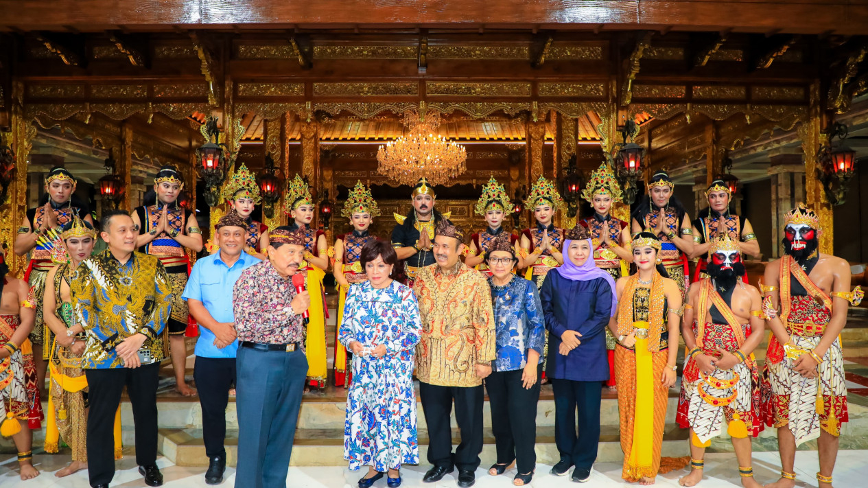 Kunjungan Khofifah ke Kraton Majapahit Jakarta