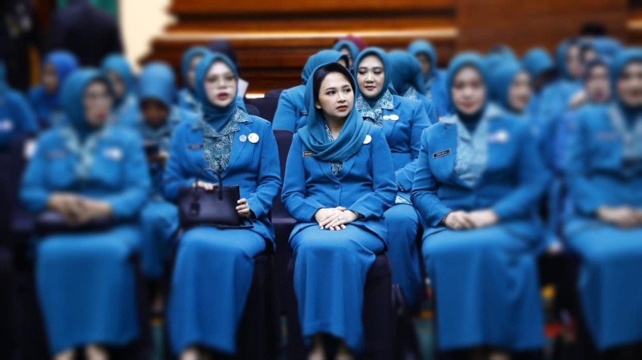 Eriani Hanindhito dilantik menjadi Ketua Tim Penggerak PKK Kediri.