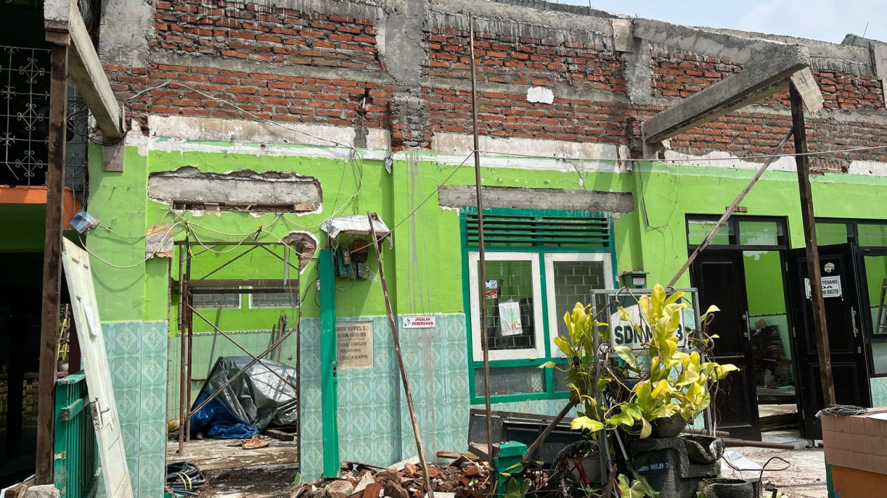 Gedung sekolah di Kota Mojokerto yang akan direhab