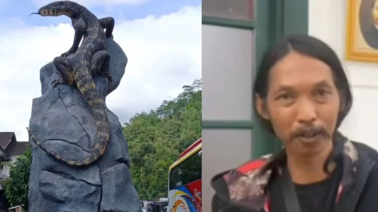 Seniman dan karya patung biawaknya