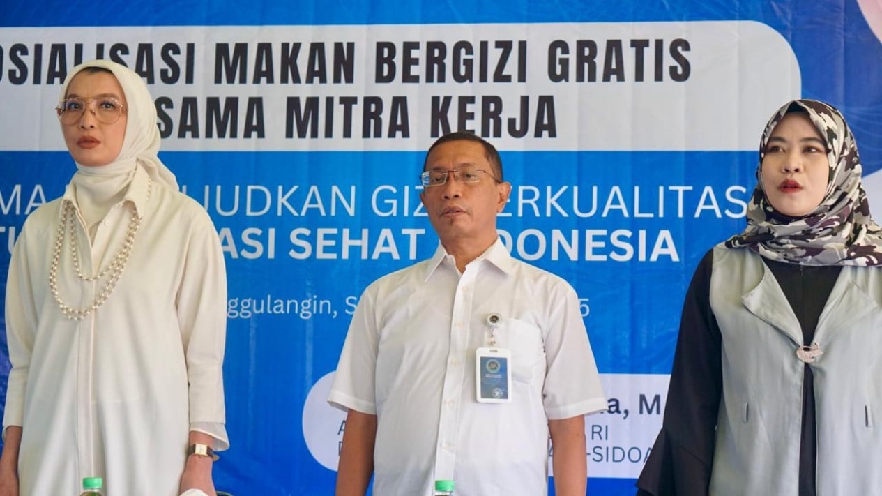 Sosialisasi MBG di Sidoarjo