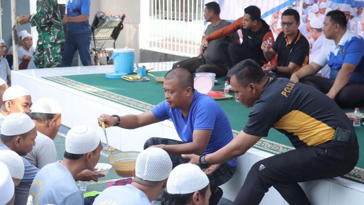 Aktivitas warga binaan Lapas Mojokerto
