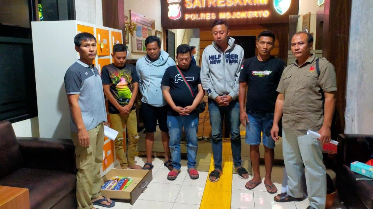 Komplotan Maling Kabel di Mojokerto