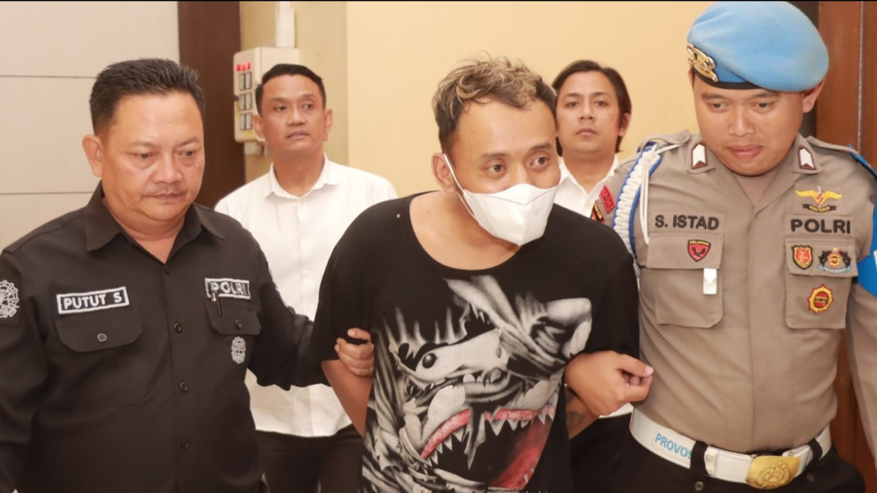 Pelaku pembunuhan wanita di Blitar diamankan polisi.