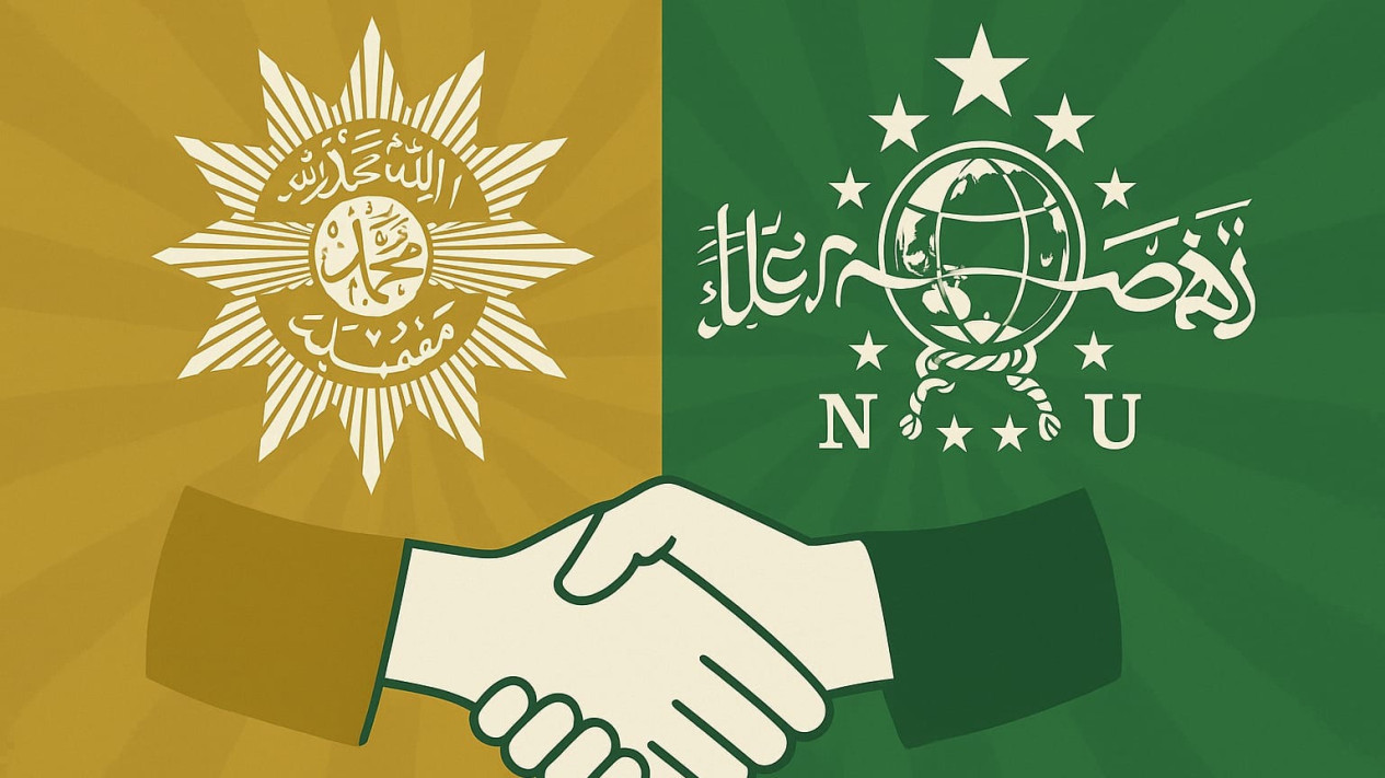 Ilustrasi Muhammadiyah dan NU