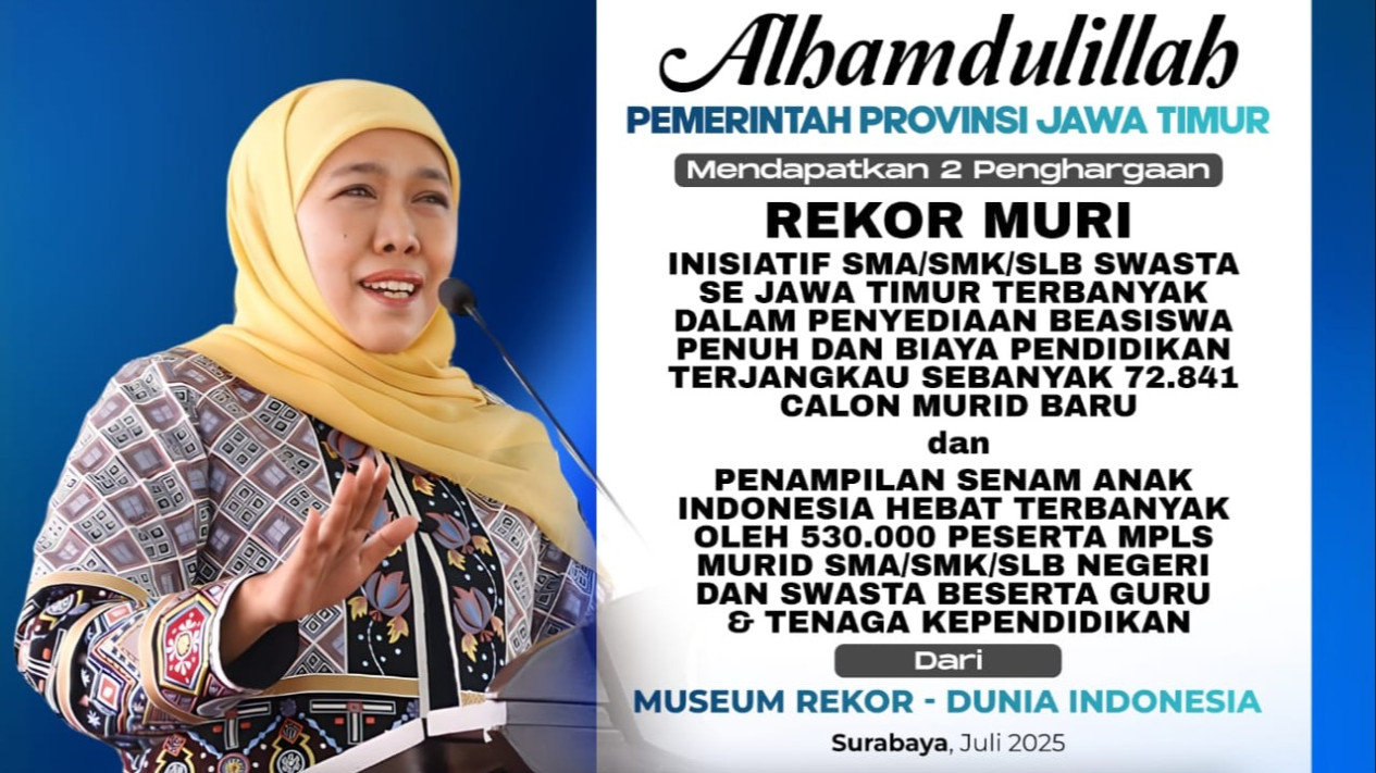 Gubernur Jatim Khofifah Indar Parawansa