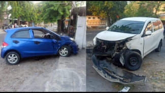 2 Mobil Tabrakan di Tambaksari Surabaya, Kakek Sopir Avanza Meninggal Dunia