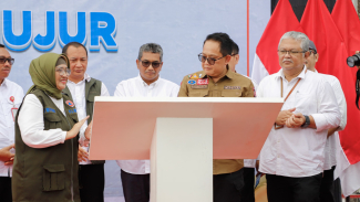 Peresmian Tanggul dan Jembatan di Lumajang Peresmian Tanggul dan Jembatan di Lumajang