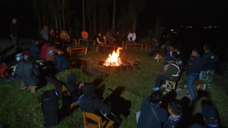 Touring dan berkemah karyawan SIER di Gunung Bromo.