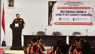Kevin Harlens Terpilih Kembali sebagai Ketua SAPMA Pemuda Pancasila Kota Surabaya