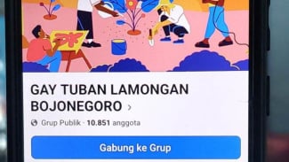 Heboh! Group Facebook Penyuka Sesama Jenis, Anggota Sudah 10 Ribu Lebih