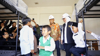 Gubernur Khofifah Optimis Bakat Siswa di Sekolah Rakyat Terintegrasi 5 Ponorogo akan Terasah